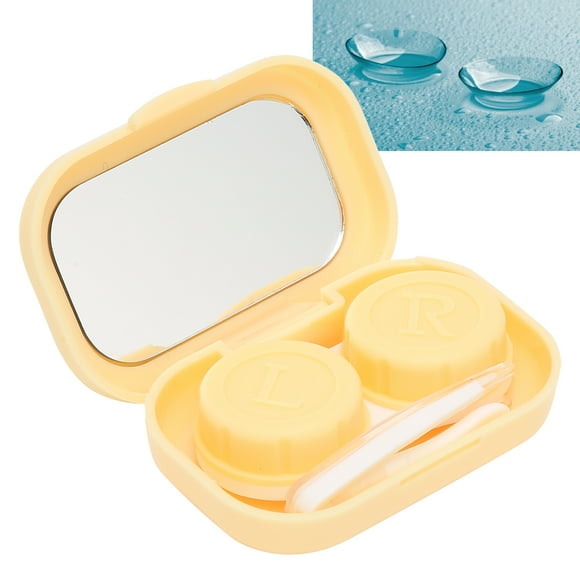 Lindo Estuche Para Pupila, Estuche Para Lentes De Contacto, Lindo Estuche Portátil Para Lentes De Contacto, Caja De Soporte, Kit De Almacenamiento En Remojo