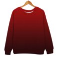 thumbnail image 6 of ManxiVoo Women's Oversized Pocket Zipper Hooded Jacket Long Sleeve Track Style Casual Top M Size Red, 6 of 9