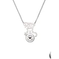 thumbnail image 2 of Delight Jewelry Silvertone Domed Class of 2024 Silvertone Dream Big Pendant Necklace, 25", 2 of 4