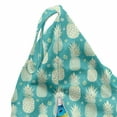 thumbnail image 5 of Pineapple Lounger Chair Bag, Abstract Summer Pattern with Exotic Fruit and Minimal Ornaments, High Capacity Storage with Handle Container, Lounger Size, Pale Yellow Turquoise, by Ambesonne, 5 of 5