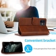 thumbnail image 6 of Dteck Case for Apple iPhone 11 6.1-inch,Detachable Case Card Holder Wallet Magnetic Leather 2 in 1 Design Shockproof Kickstand Cover Support Magnetic Car Mount Case,Brown, 6 of 7