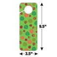 thumbnail image 6 of Lots of Ladybugs and Leaves Pattern Plastic Door Knob Hanger Sign, 6 of 6