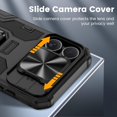 for iPhone 16 Pro Max Case, iPhone 16 ProMax Kickstand Case with Slide