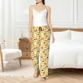 thumbnail image 4 of Fotbe Rabbit Hunger Pantalones de Pijama para Mujer, Pantalones de Dormir, Pantalones Pj con Cordón y Bolsillos-XX-Large, 4 of 6