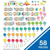 Carson Dellosa Happy Place Birthday Bulletin Board Set (73 pieces ...