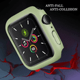 thumbnail image 4 of VEEkI pour Compatible avec la Série 7 Boîtier de Montre d'Apple 41mm Rose Rouge, Antichoc Dur PC Apple Watch 7 Couvercle 41mm Apple Watch7 Mat iWatch 7 Boîtier de Protection (Vert Menthe), 4 of 5