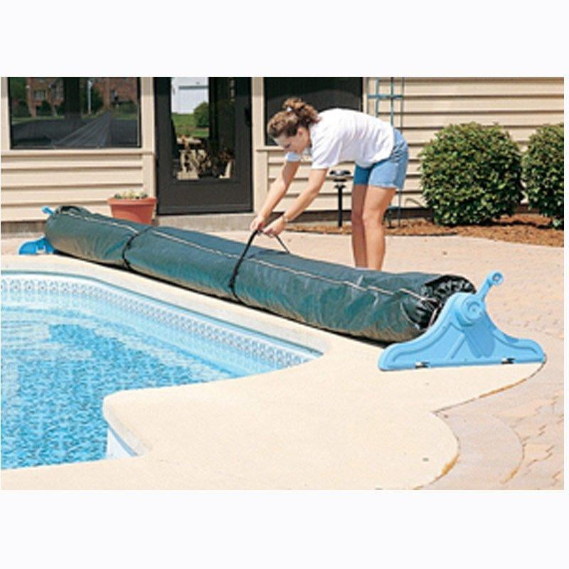 Kokido Kalu In-Ground Swimming Pool Solar Blanket Cover Reel w/ Tubes 