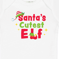 thumbnail image 4 of Inktastic Christmas Santa's Cutest Elf Boys or Girls Baby Bodysuit, 4 of 5