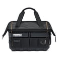 thumbnail image 2 of ToughBuilt Waterproof Tool Bag Pouch Organizer, XL Massive Mouth, Black, 2 of 7