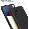 thumbnail image 4 of Case for Samsung galaxy A15 Phone Case,Soft slim Silicone Case Anti-Scratch Shockproof with Microfiber Lining Protective Shell Cover for Samsung galaxy A15 Black, 4 of 14