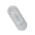 thumbnail image 2 of RV Designer Dome Light L830 White Lens; LED; White; Double Light; 12 Volt; 0.28 Amp; White Housing; Slim Line; 4-1/2 Inch Width x 11 Inch Height; With Switch And Two Wire, 2 of 2
