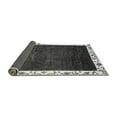 thumbnail image 2 of Ahgly Company Indoor Round Abstract Gray Modern Area Rugs, 5' Round, 2 of 4