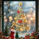 thumbnail image 1 of Seyotauo Christmas Tree Window Clings Extra Large Xmas Tree Snowflake Window Decals Stickers Reusable Double-Sided Christmas Windows Decorations for Xmas Winter Holiday Party Home Office Glass Decor, 1 of 4