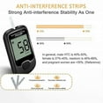 thumbnail image 3 of Smart Digital Display Glucometer Portable Blood Sugars Test Kit with Glucometer Strips, 3 of 4