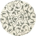 thumbnail image 4 of SAFAVIEH Soho Bedinn Floral Wool Runner Rug, Ivory/Grey, 2'6" x 12', 4 of 8