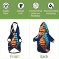 thumbnail image 6 of Honeii Yellow Fish Seahorse Print Small Dog Hoodies Pet Hooded Sweatshirts Fall Winter Puppy Cat Sweaters Warm Clothes for Small Dogs Outfits Costume-X-Small, 6 of 7