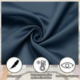 thumbnail image 5 of Uxcell Blackout Door Curtains, French Side Door Window Curtain for Privacy, Glass Door Curtain for Patio Front Door Curtain Tie Up Shade, White, 26" x 28", 1 Panel, 5 of 7