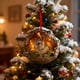 thumbnail image 5 of Adornos navideños, decoraciones navideñas, regalos de Navidad. Colgante para árbol de Navidad con animales del bosque de 10 cm. Regalo navideño., 5 of 5