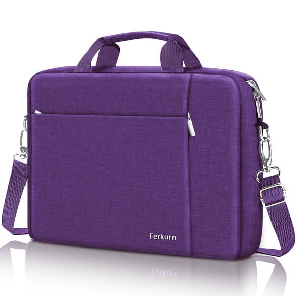 Funda para portátil Ferkurn para mujeres y hombres de 15,6 a 16 pulgadas, color morado