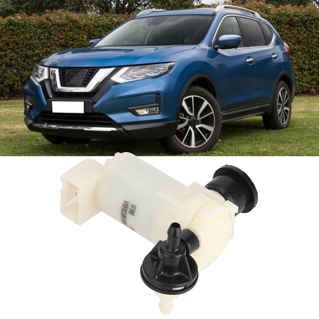 Terisass 28920-CN000 Car Windshield Windscreen Washer Pump 28920CN000 Automobile Vehicle Windscreen Washer Pump Hydraulic Motor for Nissan X-Trail Ecomeon no