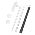 thumbnail image 2 of Golf Putter Club Silver Aluminum Alloy Rubber Detachable 3 Section Rods with 2 Pratice Balls for Right Handed Golfers, 2 of 14