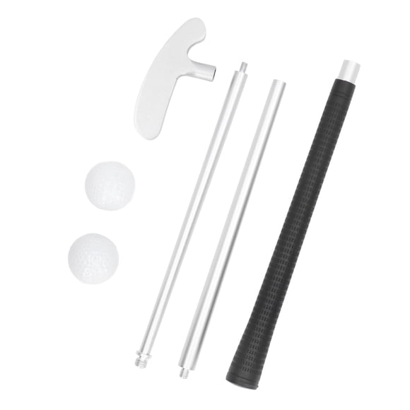 Golf Putter Club,Golf Putter Club Silver Golf Putter Clubwith Practice Balls Rubber Golf Putter Club Built for Precision