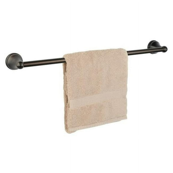 Dynasty Hardware DYN-5024-ORB Brentwood 24 in. Single Towel Bar- Oil Rubbed Bronze