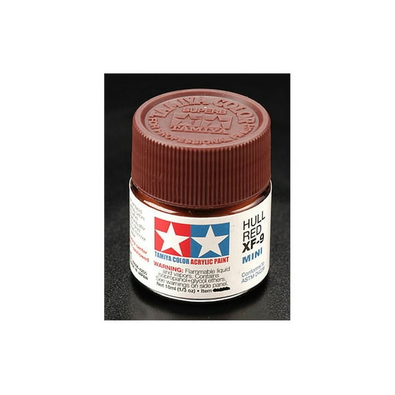 Tamiya 81709 Acrylic Mini XF9 Hull Red 1/3 oz TAM81709