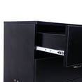 thumbnail image 6 of Anself P2 Wood Simple Dresser, 3-Drawer/4-Drawer, White/Black, Indoor Furniture, 6 of 6