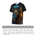 thumbnail image 6 of LAOLIUSN Men's 3D Wolf Graphic T Shirt, All Over Print Short Sleeve Crew Neck Casual Tee, Animal Print Summer Top, S-4XL, 6 of 7