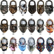 Camo Windproof Fleece Neck Warm Balaclava Ski Hunting Full Face Mask for Cold Weather