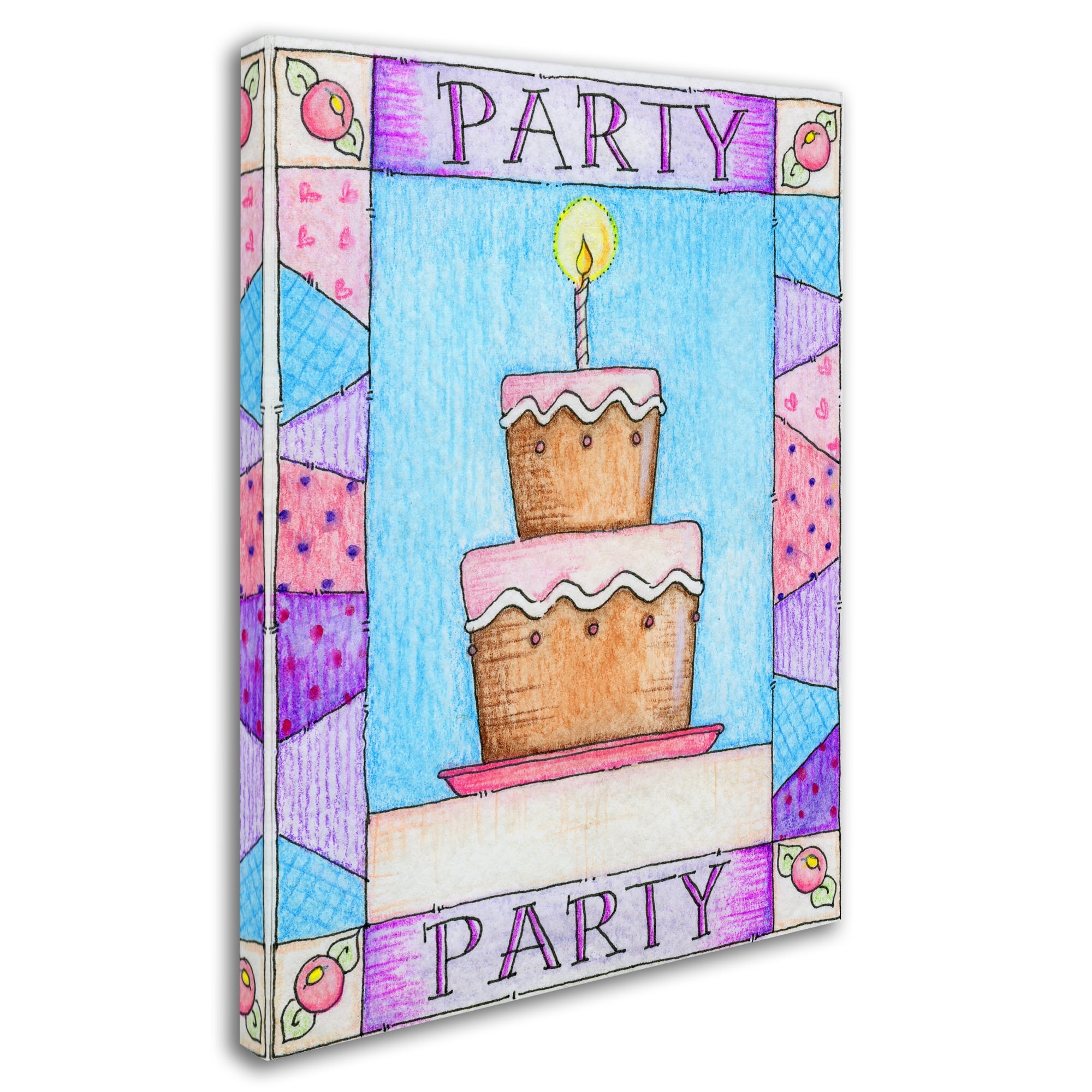 Trademark Fine Art 'BDay Party' Canvas Art by Maureen Lisa Costello