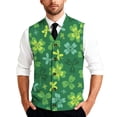 thumbnail image 2 of St. Patrick's Day Sweater Vest for Men V-Neck Sleeveless Button Up Cardigan Saint Patrick's Day Vest Sweater, 2 of 4