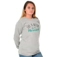 thumbnail image 3 of Life Better As Mermaid Beach Lover Women Plus Size Long Sleeve Graphic Tee Brisco Brands 3X, 3 of 5