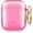 Pink, variant on Apple AirPods Case - elago Clear Airpods Case with Keychain Designed for Apple Airpods 1 & 2 (Neon Hot Pink)