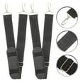 thumbnail image 6 of SWETRACE 2Pcs Black Canvas and Metal Adjustable Length Violin Case Strap for Easy to Clean Comfortable Shoulder Pads, 6 of 8