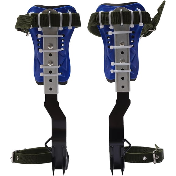 Tree Climbing Spikes Set, Tree Climbing Gear with Adjustable Climbing Belt and Rope, Tree Climbing Spikes for Tree Work, Tree Climbing Spike Set Tool for Fruit Picking Outdoor Activities
