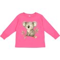 thumbnail image 3 of Inktastic Sleepy Koala Boys or Girls Long Sleeve Toddler T-Shirt, 3 of 5
