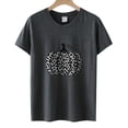thumbnail image 4 of Camiseta de manga corta con cuello redondo para mujer a la moda, blusa suelta con estampado de verano Fridja  gope4093, 4 of 4