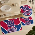 thumbnail image 6 of New York Bathroom 4 Pieces Set Shower Curtain, Toilet Lid Cover and Bath Mat, Non-Slip Rugs,Durable and Waterproof for Football Fans Bathroom Decor Set, 72" x 72", 6 of 6