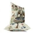 thumbnail image 2 of Elephant Indoor/Outdoor Pillow in Beige 16 x 16, 2 of 7