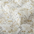thumbnail image 7 of Lanpei Floral Leaf Duvet Cover Set 3Pcs Twin, 100% Cotton Yellow French Country Comforter Cover Set With Zipper, Botanical Farmhouse Bedding Set (1 Duvet Cover, 2 Pillowcases), 7 of 7