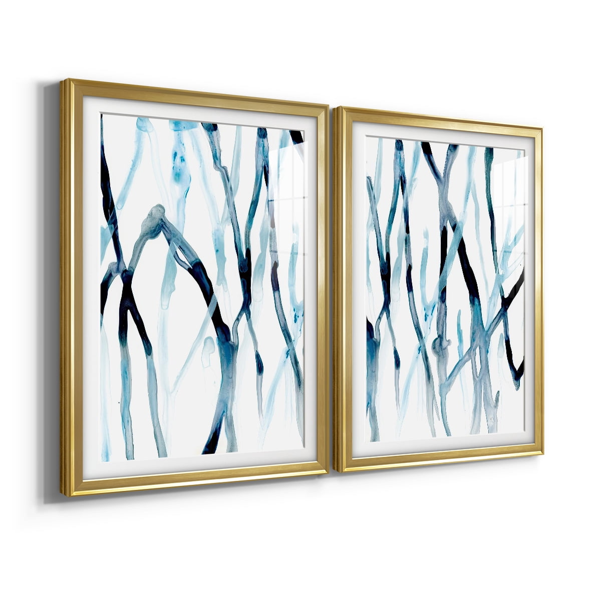 Wexford Home Runnel I Premium Framed Print, 22.5" x 30.5" - Ready to Hang, Gold (Set of 2)