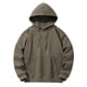 thumbnail image 1 of pstuiky Camisas casuales de manga larga para hombre, Sudadera con capucha informal de moda para hombre, cuello redondo, manga larga, bolsillo con cremallera, suéter deportivo para exteriores xxl, 1 of 8