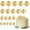 Glitter Gold, variant on 20 Pcs Gold Ball Cake Topper Decorations Mini Balloons Cake Topper Sticks Gold Cake Picks Cake Balls for Graduation Wedding Birthday Cake Decorations