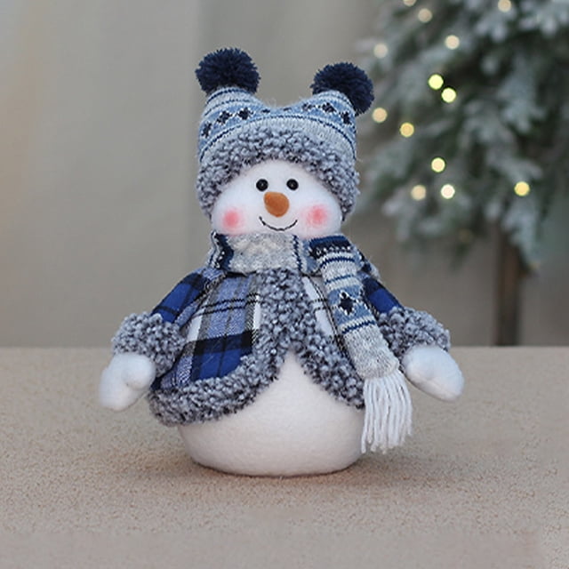 Adornos navideños, regalos navideños, muñeco de nieve decorativo navideño, adorno de escritorio para escaparates, pequeños regalos y decoraciones para festivales.