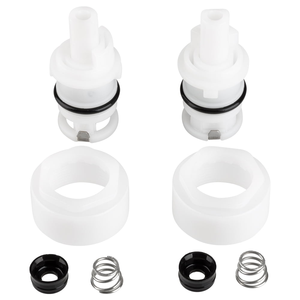 Cartridge Replacement Kit for RV Faucet Acrylic Knobs White