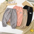 thumbnail image 2 of Pantalones para niños y niñas primavera y otoño 24 nueva ropa de primavera Pantalones deportivos de primavera para niños Pantalones casuales de moda para niños y niñas grandes, 2 of 6