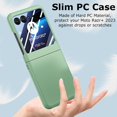 thumbnail image 3 of for Motorola Razr+ 2023 Case with Integrated Glass Screen Protector, Slim Matte Hard PC Back Case Scratch-Resistant Full Coverage Phone Case for Motorola Razr Plus 2023 - Mint Green, 3 of 12