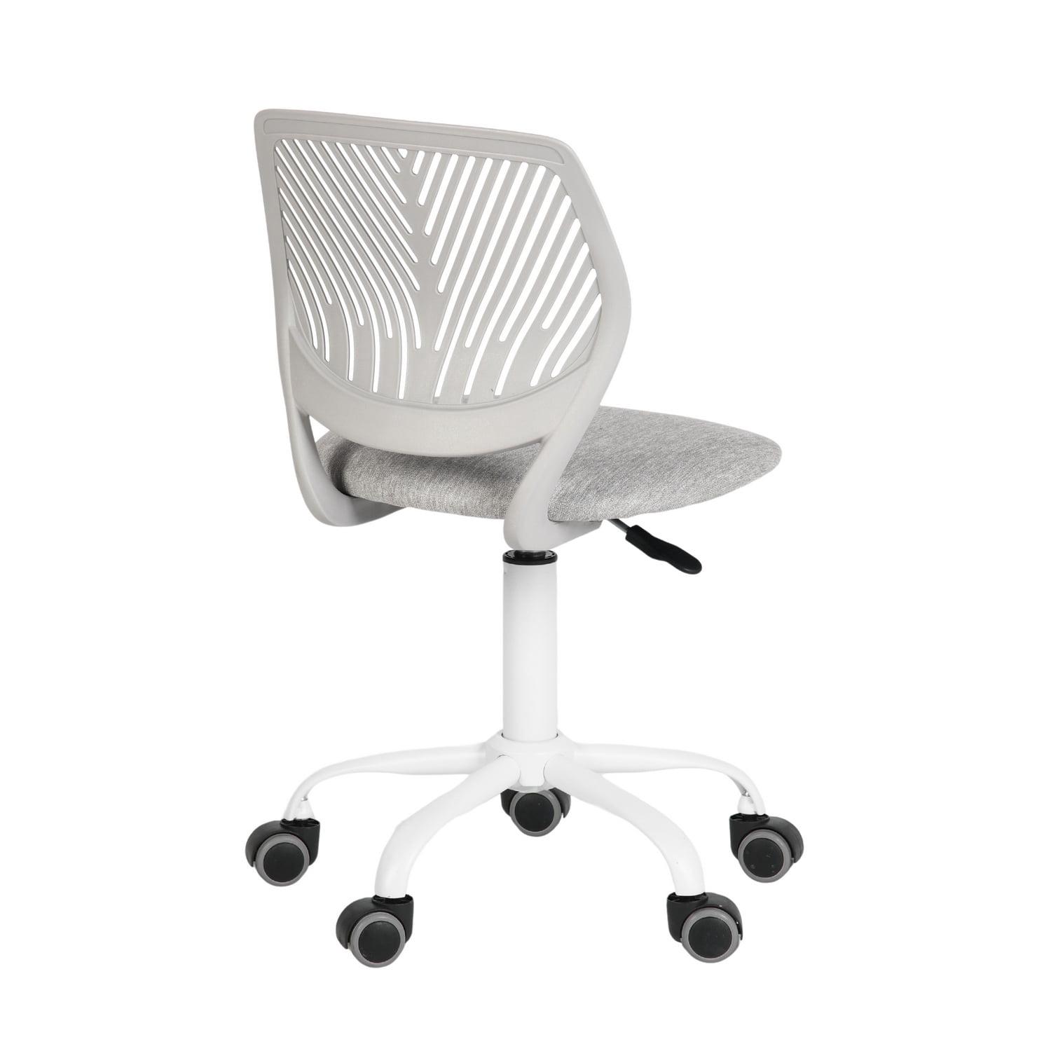 Ergonomic Mesh Office Chair, Height Adjustable Swivel Task Chair with Lumbar Support, Breathable Mesh Chair with PU Casters & 5-Star Base for Home Office Study
